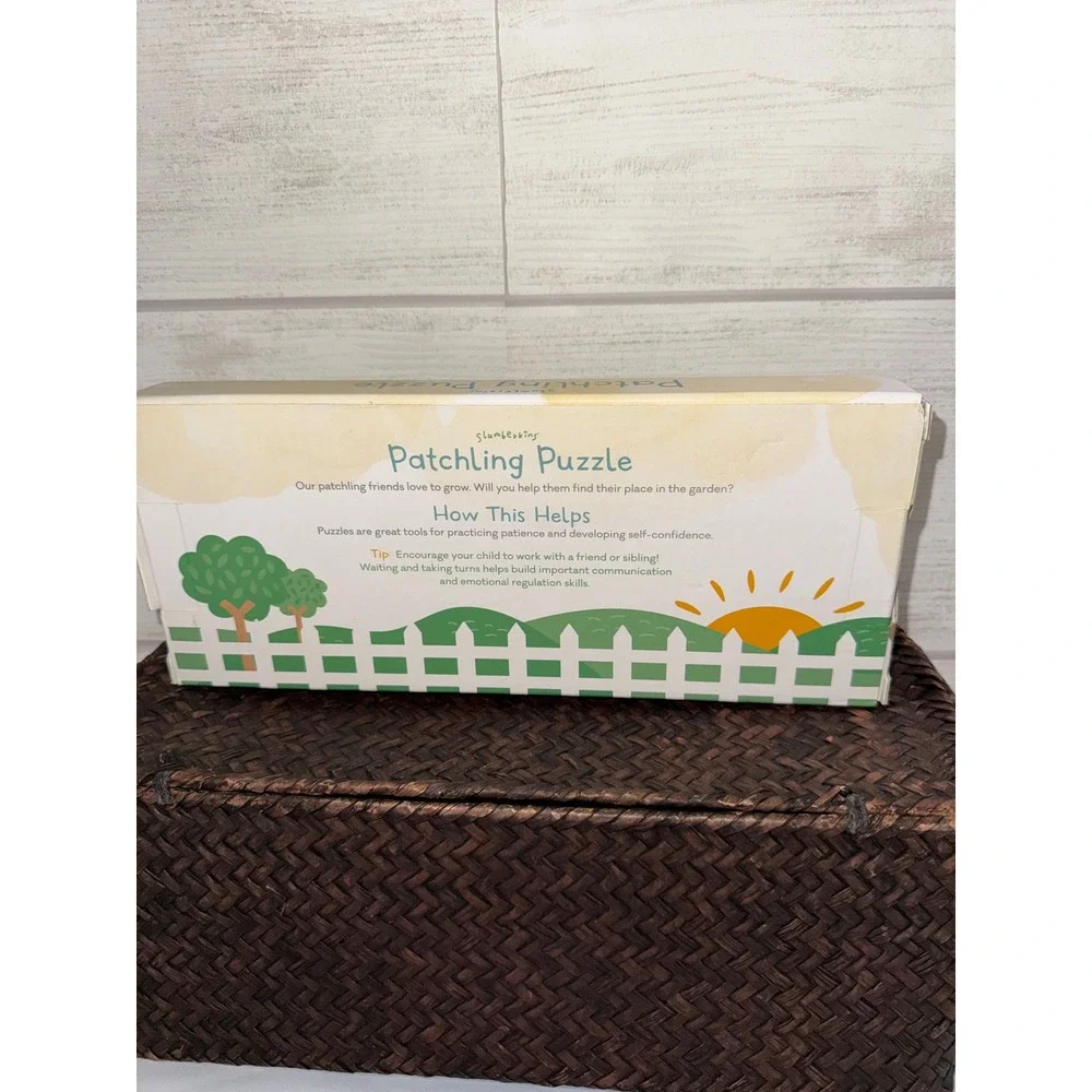 Slumberkins Patchling Puzzle Wooden Garden Vegetable Educational Toy New